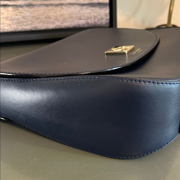 Kate Spade  ♠️ Midnight Blue Leather Crossbody Bag - Picture 4 of 11
